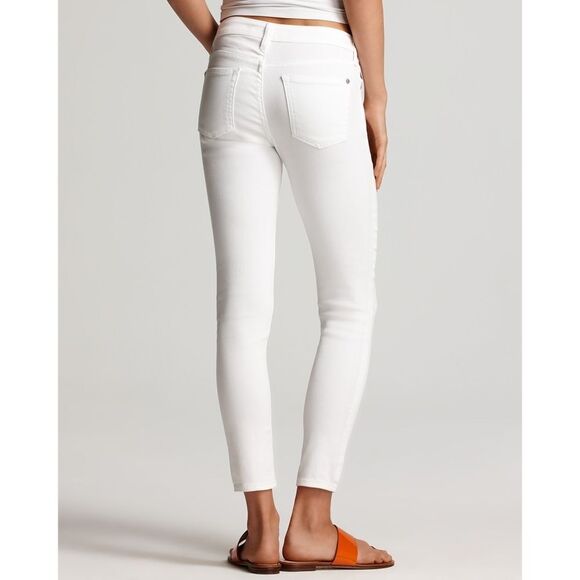 Vince 5 PocketAnkle Skinny White Jeans Sz 25 - Picture 1 of 11